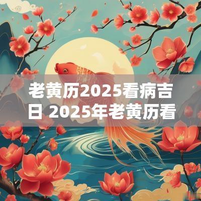 老黄历2025看病吉日 2025年老黄历看病吉日