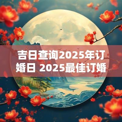 吉日查询2025年订婚日 2025最佳订婚吉日查询表