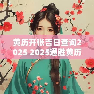黄历开张吉日查询2026 2026通胜黄历吉日查询