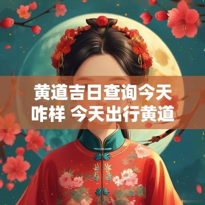 黄道吉日查询今天咋样 今天出行黄道吉日查询