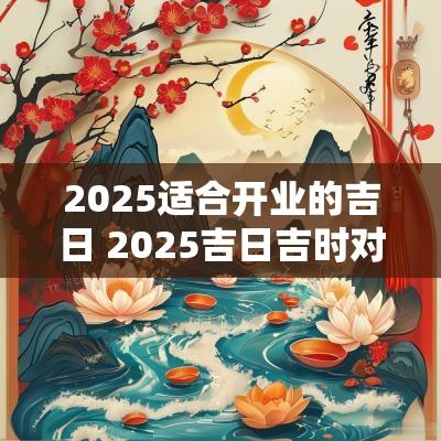 2025适合开业的吉日 2025吉日吉时对照表