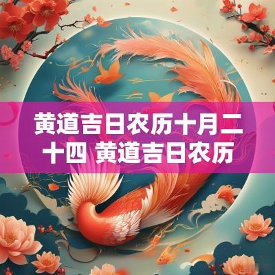 黄道吉日农历十月二十四 黄道吉日农历十月初三