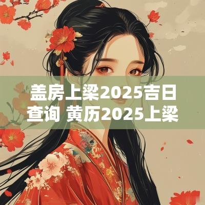 盖房上梁2025吉日查询 黄历2025上梁吉日查询