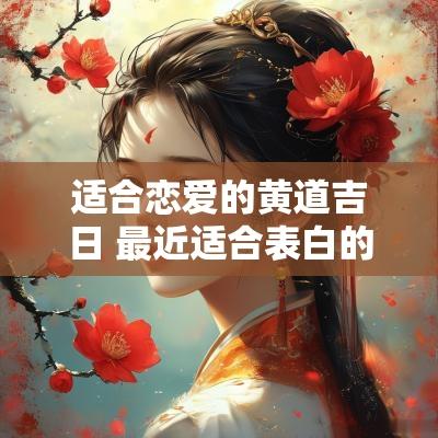 适合恋爱的黄道吉日 最近适合表白的黄道吉日