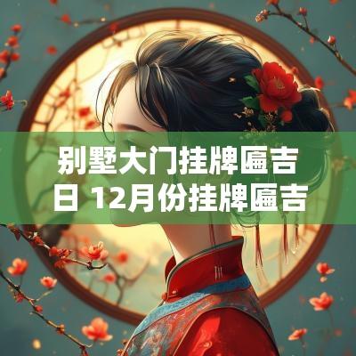 别墅大门挂牌匾吉日 12月份挂牌匾吉日