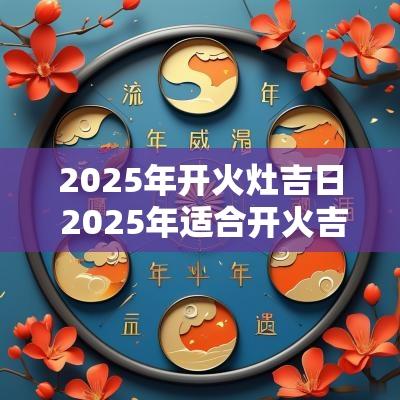 2025年开火灶吉日 2025年适合开火吉日