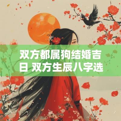 双方都属狗结婚吉日 双方生辰八字选择结婚吉日