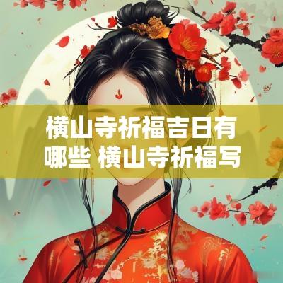 横山寺祈福吉日有哪些 横山寺祈福写什么灵验