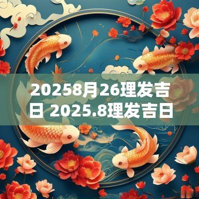 20258月26理发吉日 2025.8理发吉日