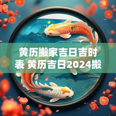 黄历搬家吉日吉时表 黄历吉日2025搬家