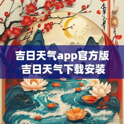 吉日天气app官方版 吉日天气下载安装手机版