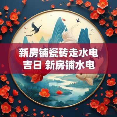 新房铺瓷砖走水电吉日 新房铺水电