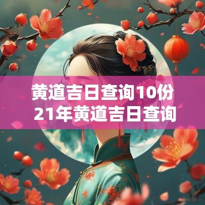 黄道吉日查询10份 21年黄道吉日查询