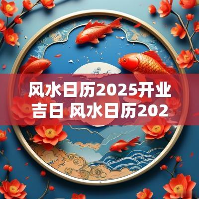 风水日历2025开业吉日 风水日历2025最新款