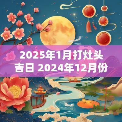 2025年1月打灶头吉日 2025年12月份打灶吉日一览表