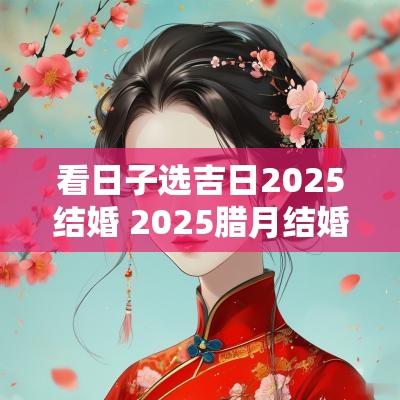 看日子选吉日2025结婚 2025腊月结婚吉日大全