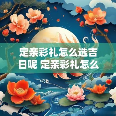定亲彩礼怎么选吉日呢 定亲彩礼怎么谈