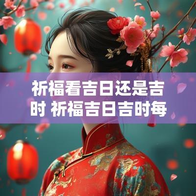 祈福看吉日还是吉时 祈福吉日吉时每日查一查