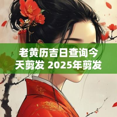 老黄历吉日查询今天剪发 2025年剪发吉日查询