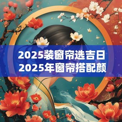 2025装窗帘选吉日 2025年窗帘搭配颜色