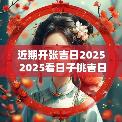 近期开张吉日2025 2025看日子挑吉日