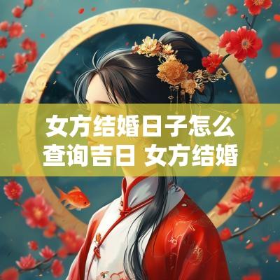 女方结婚日子怎么查询吉日 女方结婚怎样查日子
