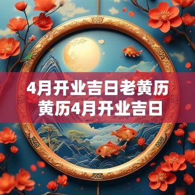 4月开业吉日老黄历 黄历4月开业吉日