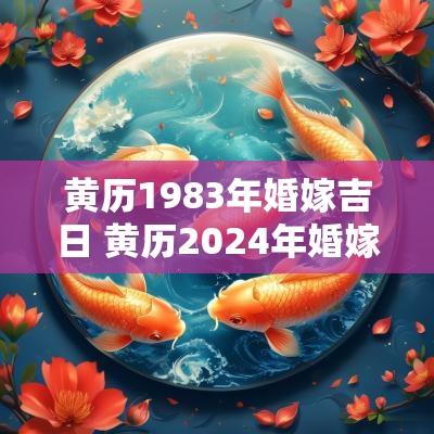 黄历1983年婚嫁吉日 黄历2025年婚嫁吉日