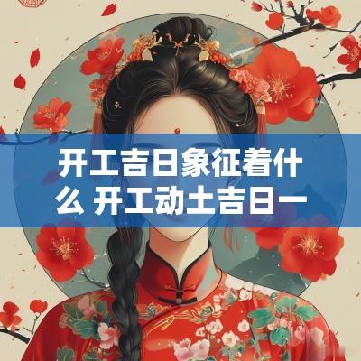 开工吉日象征着什么 开工动土吉日一览表