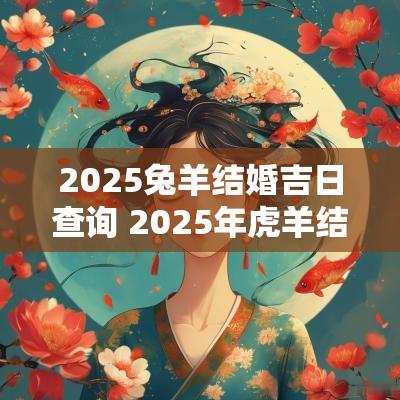 2025兔羊结婚吉日查询 2025年虎羊结婚吉日