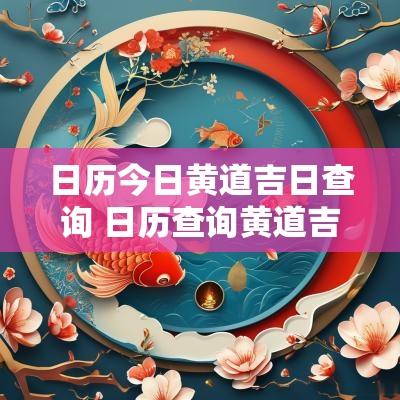日历今日黄道吉日查询 日历查询黄道吉日2025年
