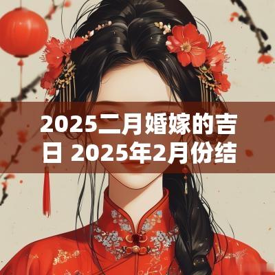 2025二月婚嫁的吉日 2025年2月份结婚嫁娶吉日