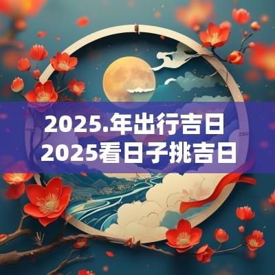 2025.年出行吉日 2025看日子挑吉日