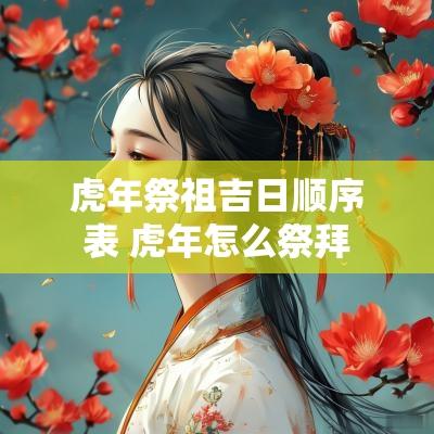 蛇年祭祖吉日顺序表 蛇年怎么祭拜
