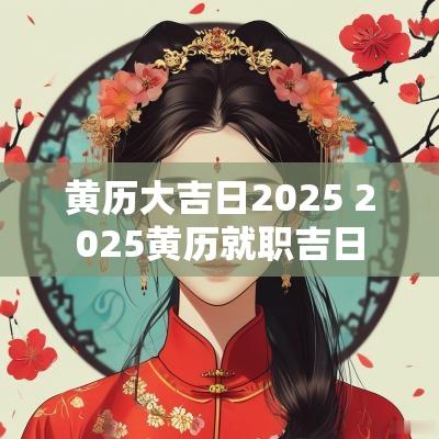 黄历大吉日2025 2025黄历就职吉日