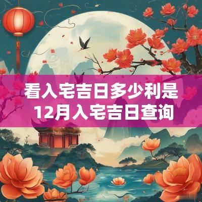 看入宅吉日多少利是 12月入宅吉日查询