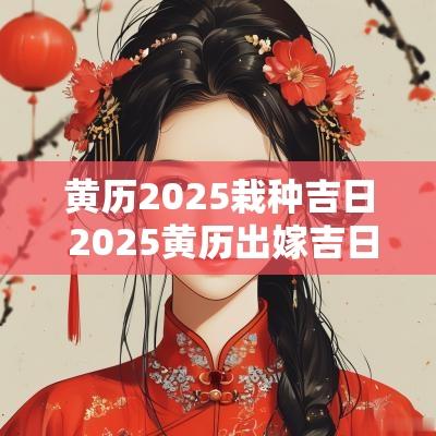 黄历2025栽种吉日 2025黄历出嫁吉日