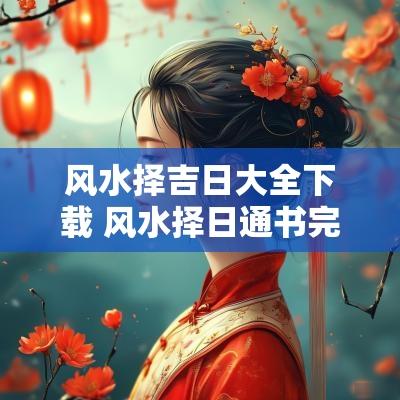 风水择吉日大全下载 风水择日通书完整版