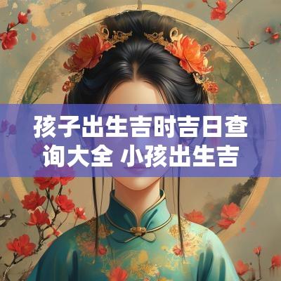 孩子出生吉时吉日查询大全 小孩出生吉日时辰对照表大全