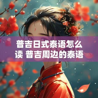 普吉日式泰语怎么读 普吉周边的泰语教学