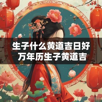 生子什么黄道吉日好 万年历生子黄道吉日