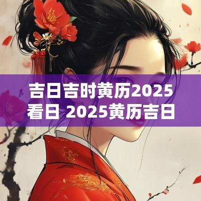 吉日吉时黄历2025看日 2025黄历吉日动土建房