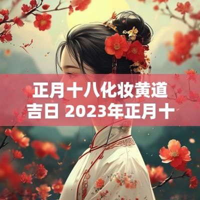正月十八化妆黄道吉日 2025年正月十八日黄道吉日 正月十八化妆黄道吉日 2025年正月十八日黄道吉日