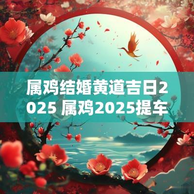 属鸡结婚黄道吉日2025 属鸡2025提车黄道吉日