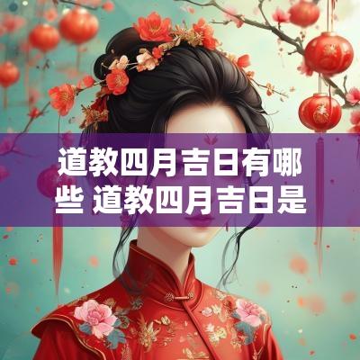 道教四月吉日有哪些 道教四月吉日是哪几天