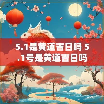 5.1是黄道吉日吗 5.1号是黄道吉日吗