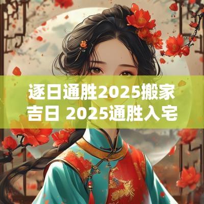 逐日通胜2025搬家吉日 2025通胜入宅吉日