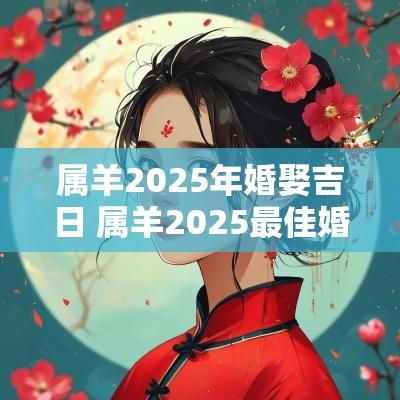 属羊2025年婚娶吉日 属羊2025最佳婚嫁吉日
