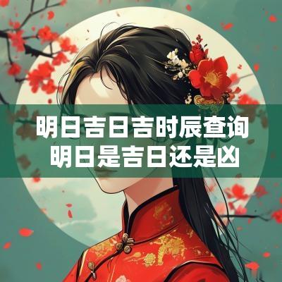 明日吉日吉时辰查询 明日是吉日还是凶日