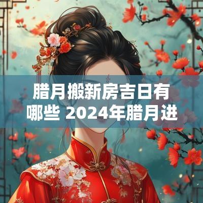 腊月搬新房吉日有哪些 2026年腊月进新房吉日